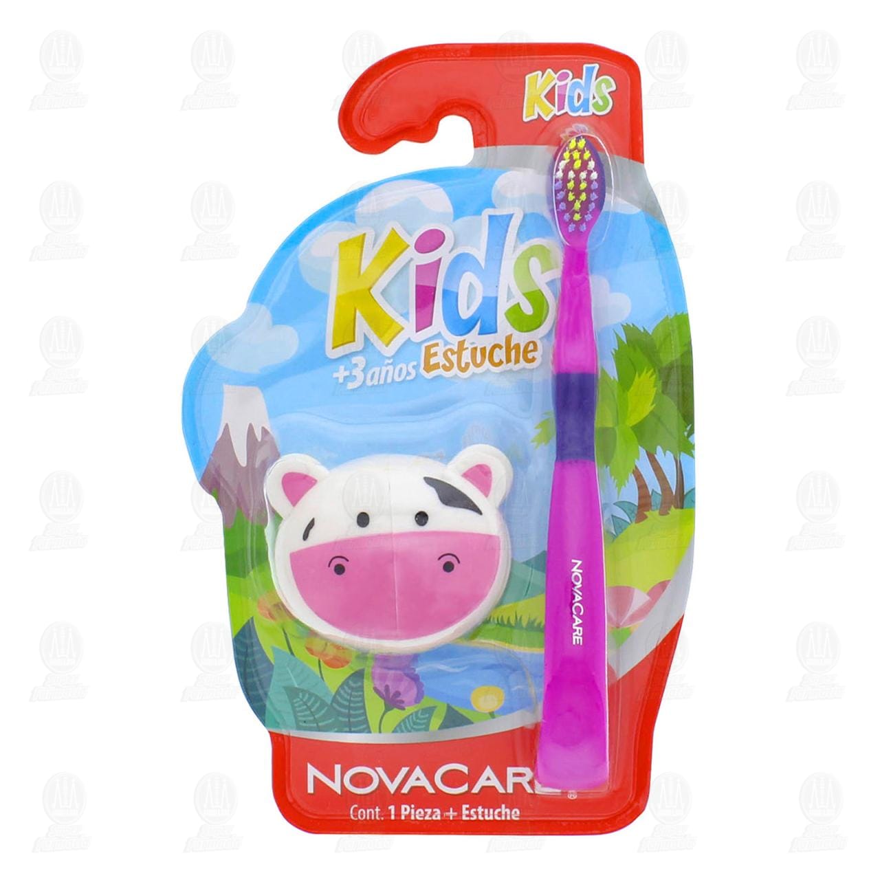 Cepillo Dental NovaCare Kids para Mayores de 3 Años con Estuche, 2 pzas. image number 0