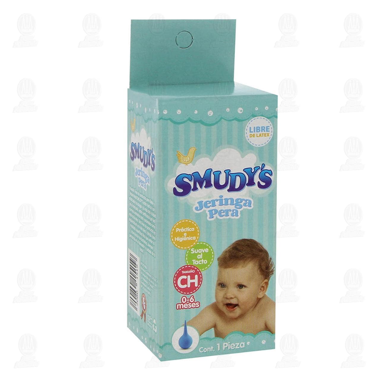 Jeringa Pera Smudy's para Bebés de 0-6 Meses Tamaño Chico, 1 pz.