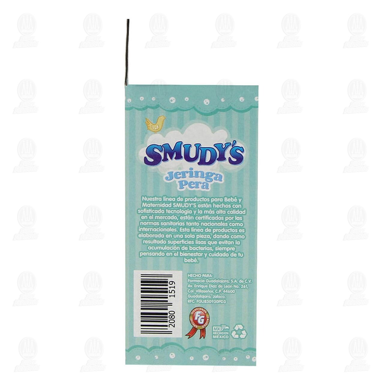 Jeringa Pera Smudy's para Bebés de 0-6 Meses Tamaño Chico, 1 pz. image number 3