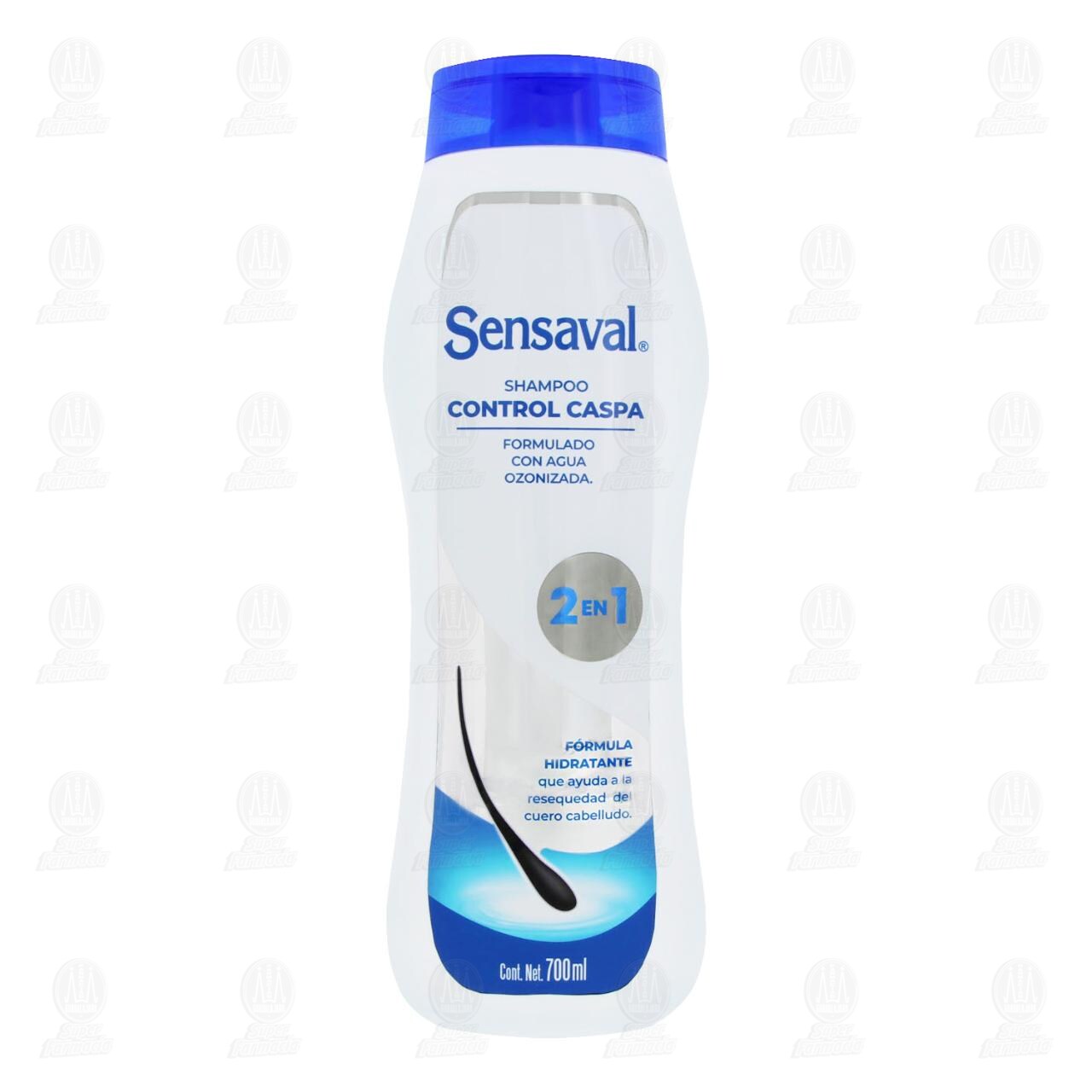 Shampoo Sensaval Control Caspa 2 en 1, 700 ml. image number 1