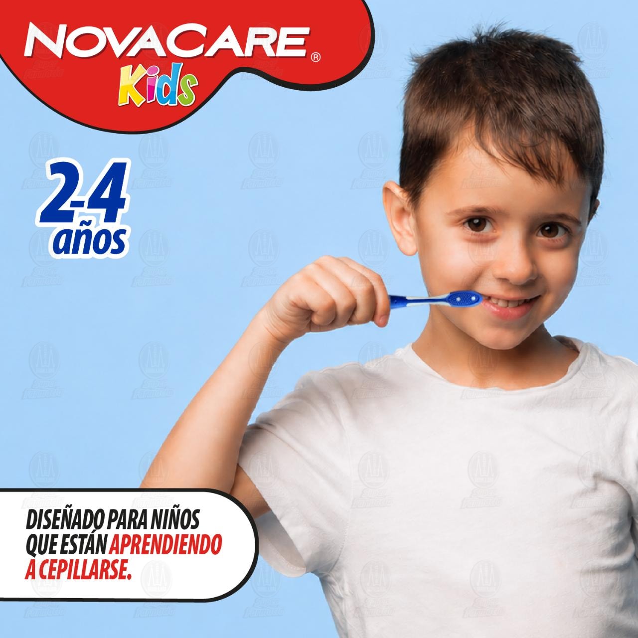 Cepillo Dental NovaCare Kids Superh&eacute;roe para Ni&ntilde;os de 2 a 4 a&ntilde;os, 1 pz. image number 3