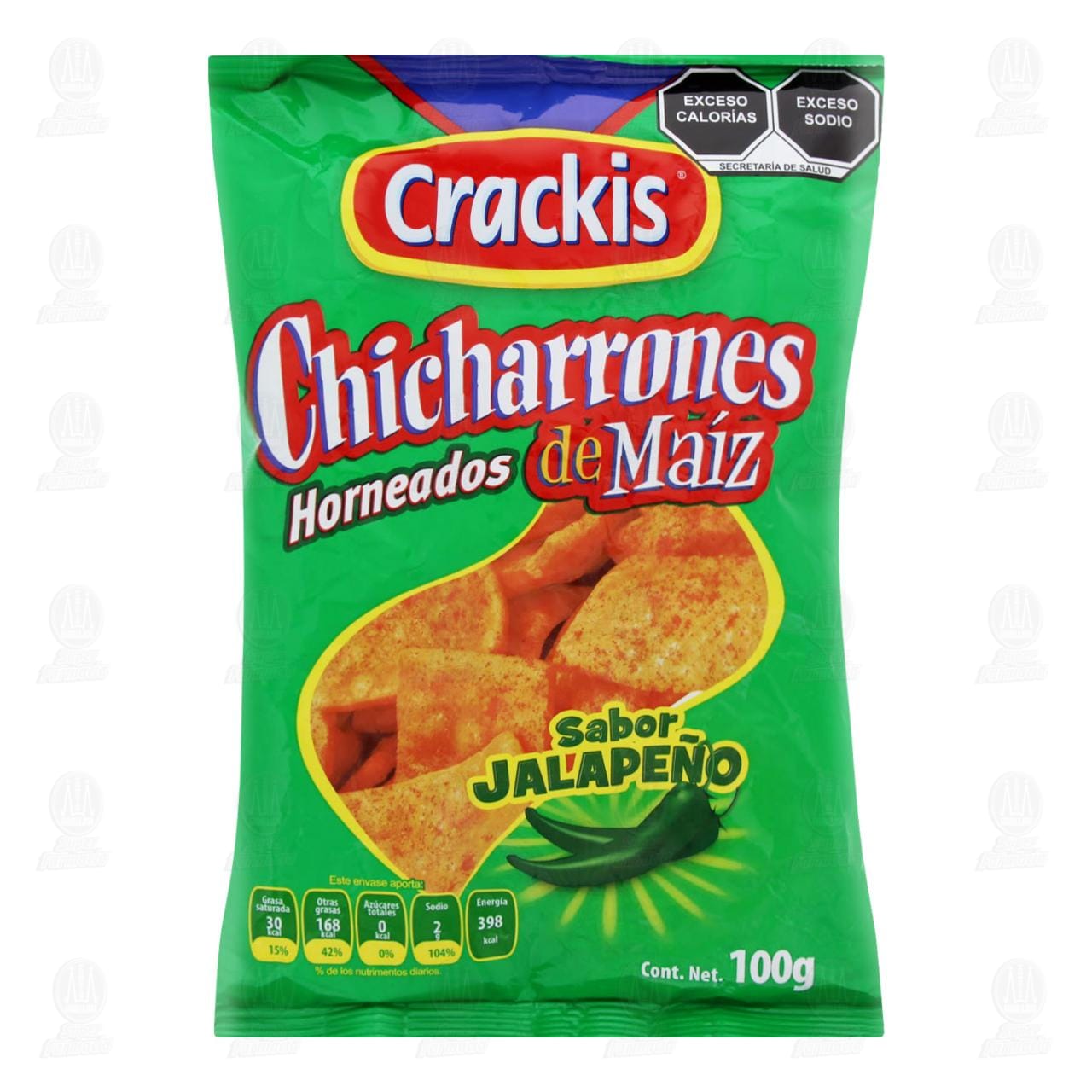 Imagen para Chicharrones de Maíz Crackis Sabor Jalapeño, 100 gr.
