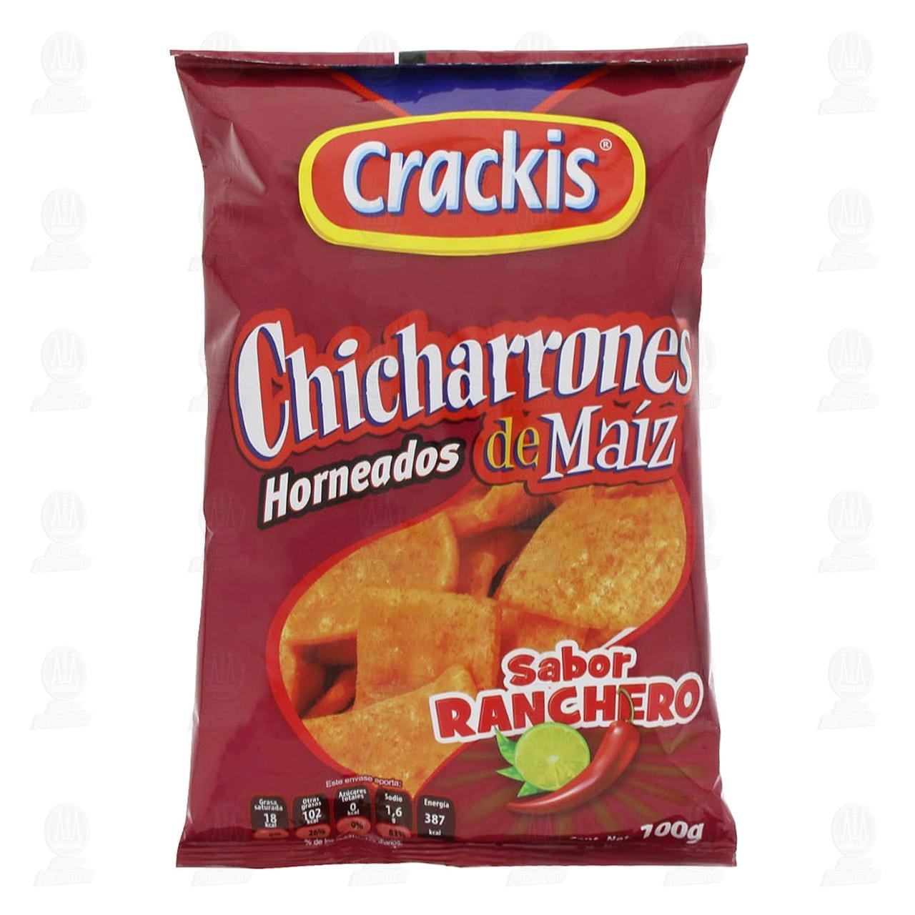 Imagen para Chicharrones de Maíz Crackis Sabor Ranchero, 100 gr.