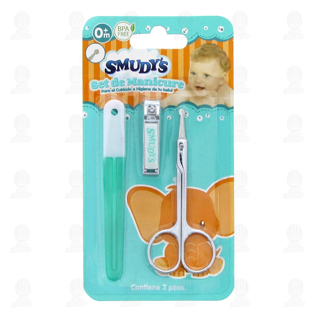 Set de Manicure Smudy's para Bebés Edad 0 Meses en Adelante, 3 pzas.