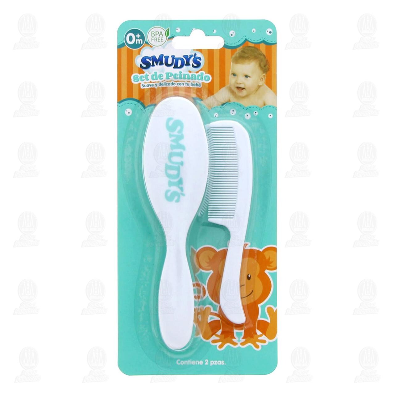 Set de Peinado Smudy's Cepillo y Peine, 2 pzas. image number 0
