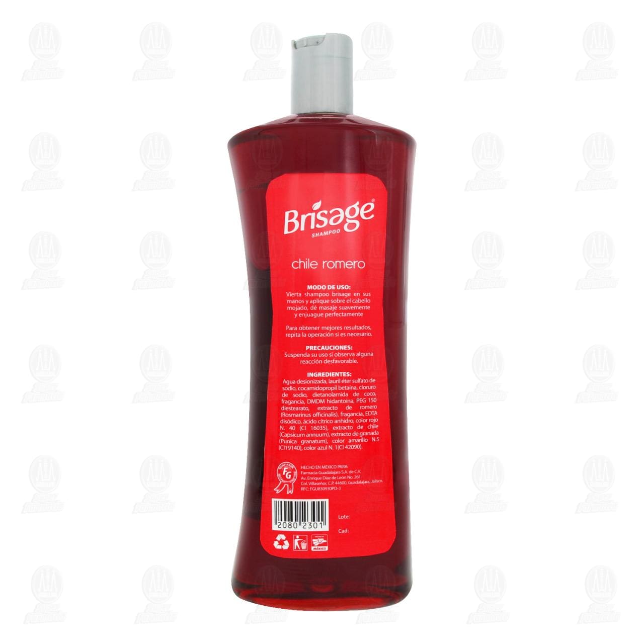 Shampoo Brisage Chile Romero, 850 ml. image number 2