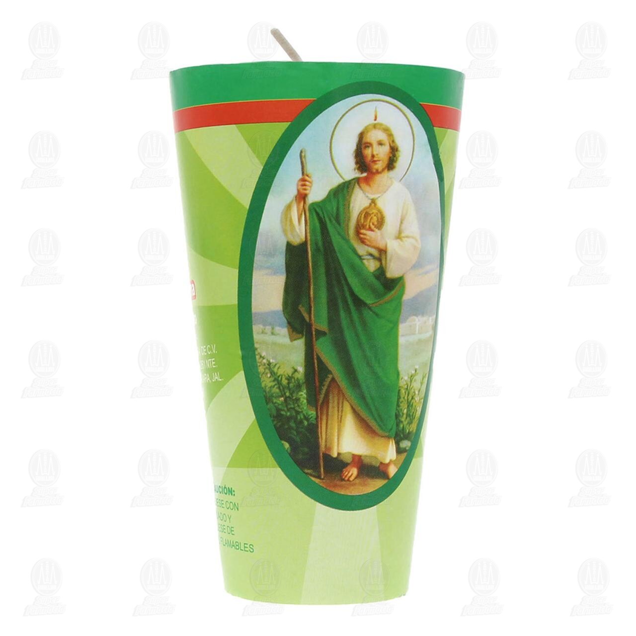 Veladora FG San Judas Tadeo Repuesto Grande, 1 pz. image number 0