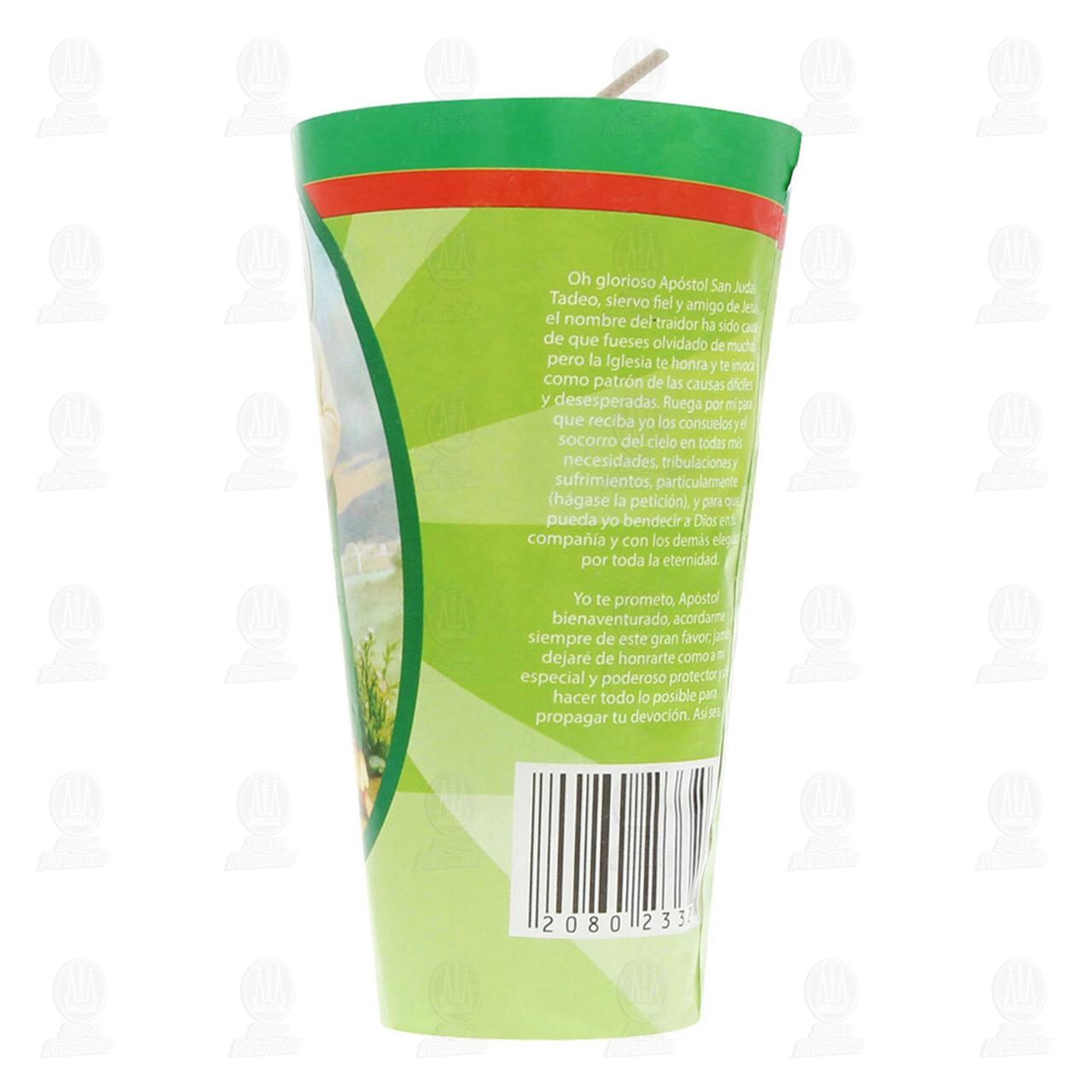 Veladora FG San Judas Tadeo Repuesto Grande, 1 pz. image number 2