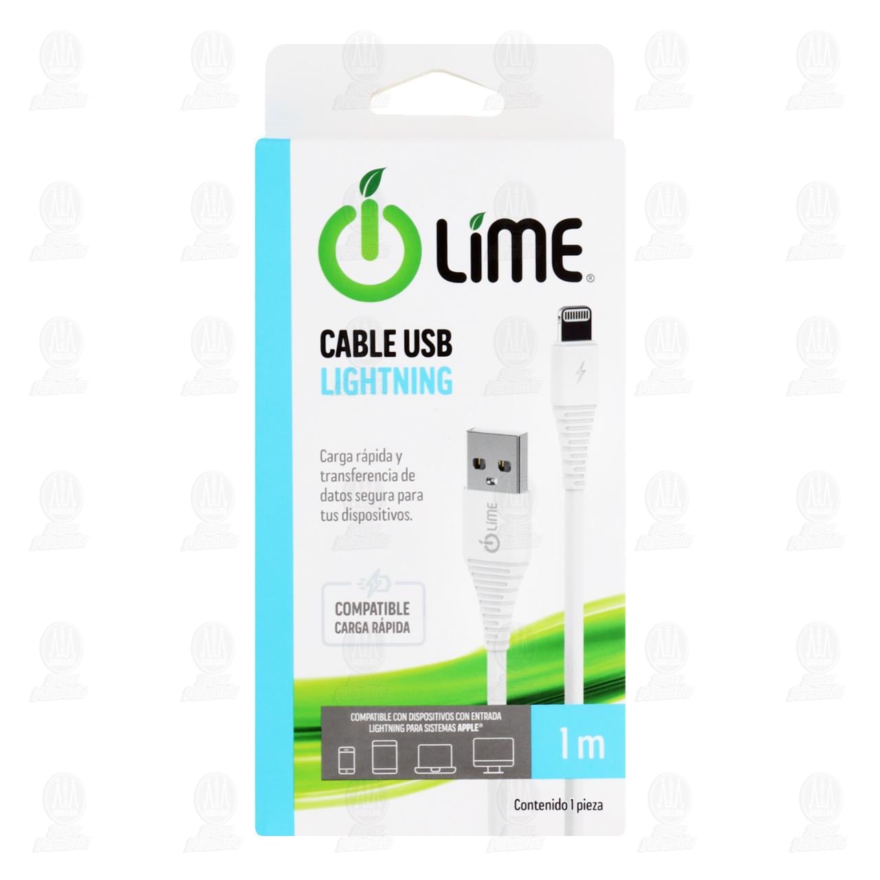 Cable Lime USB Apple, 1 pz.