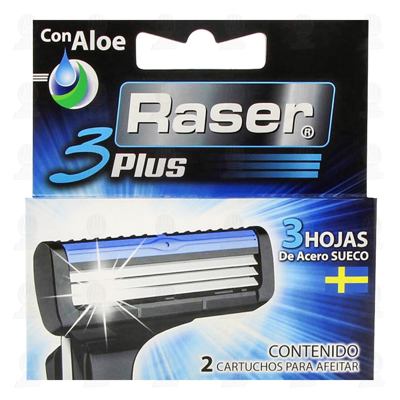 Cartuchos para Afeitar Raser 3 Plus, 2 pzas. image number 1