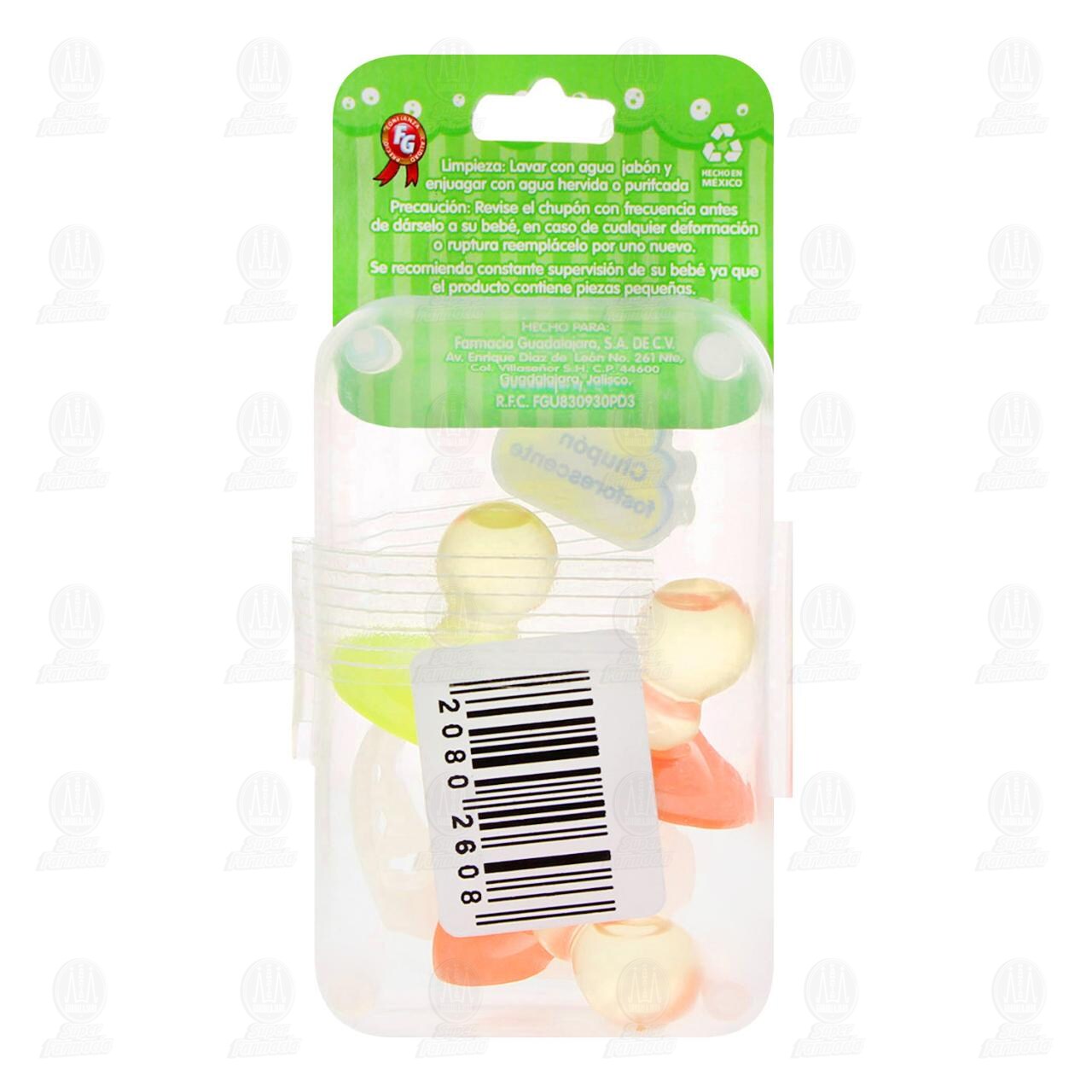 Chupones para Beb&eacute; Smudy's Fosforescentes con Miel, 3 pzas. image number 2