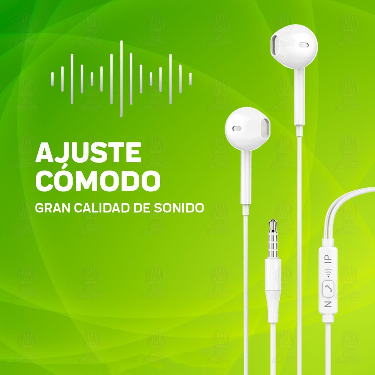 Aud&iacute;fonos Lime con Micr&oacute;fono, 1 pz. image number 4