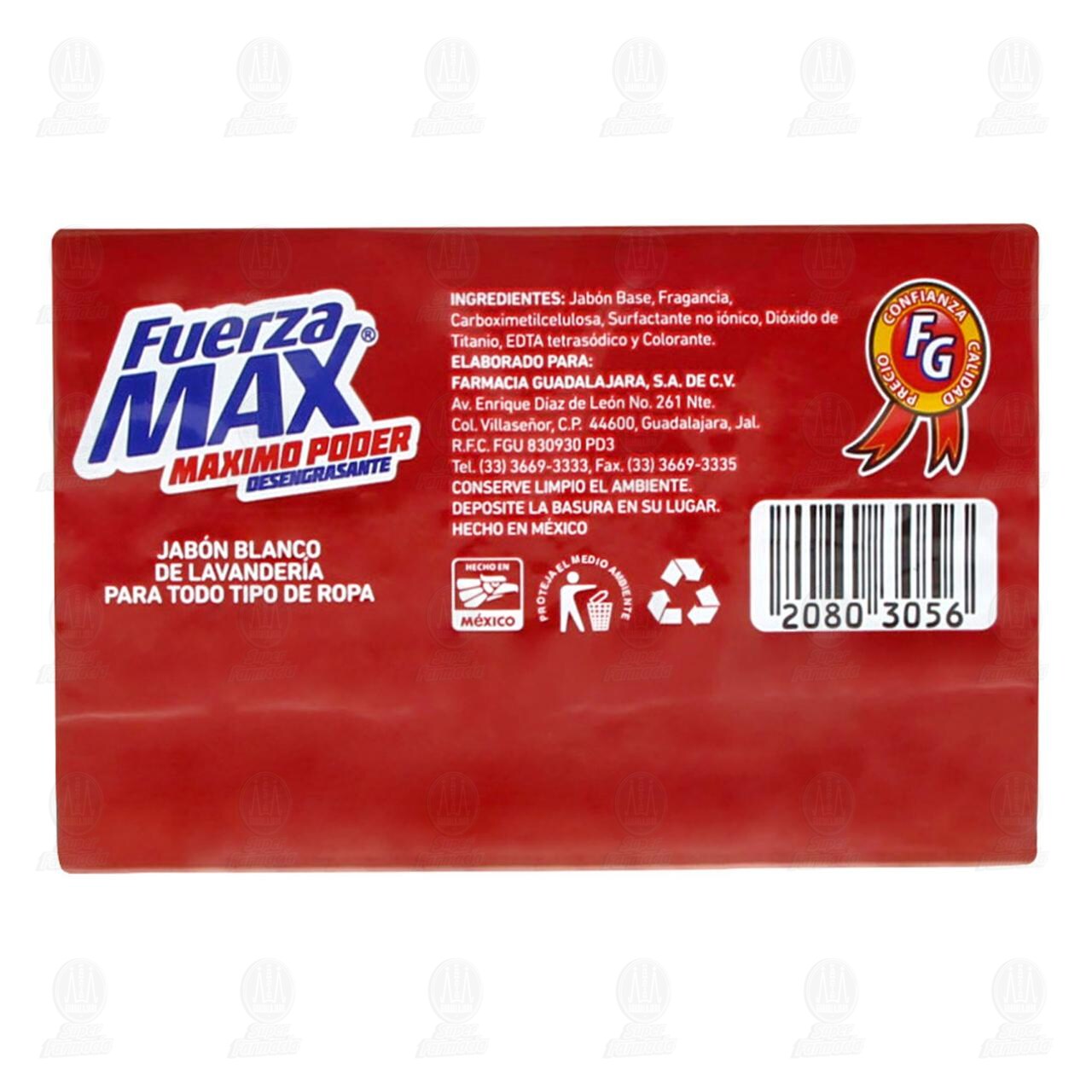 Jabón de Lavandería Fuerza Max Máximo Poder Desengrasante con Fragancia Mejorada, 350 gr. image number 2