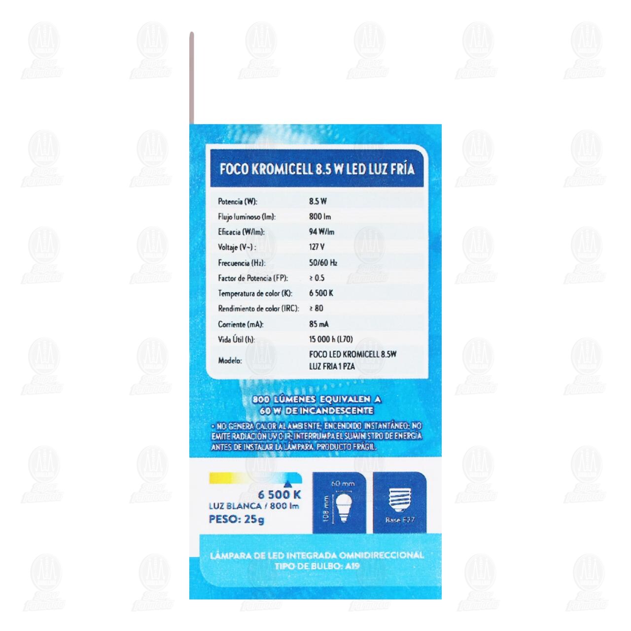 Foco Kromicell 8.5 W Luz Fría, 1 pz. image number 2