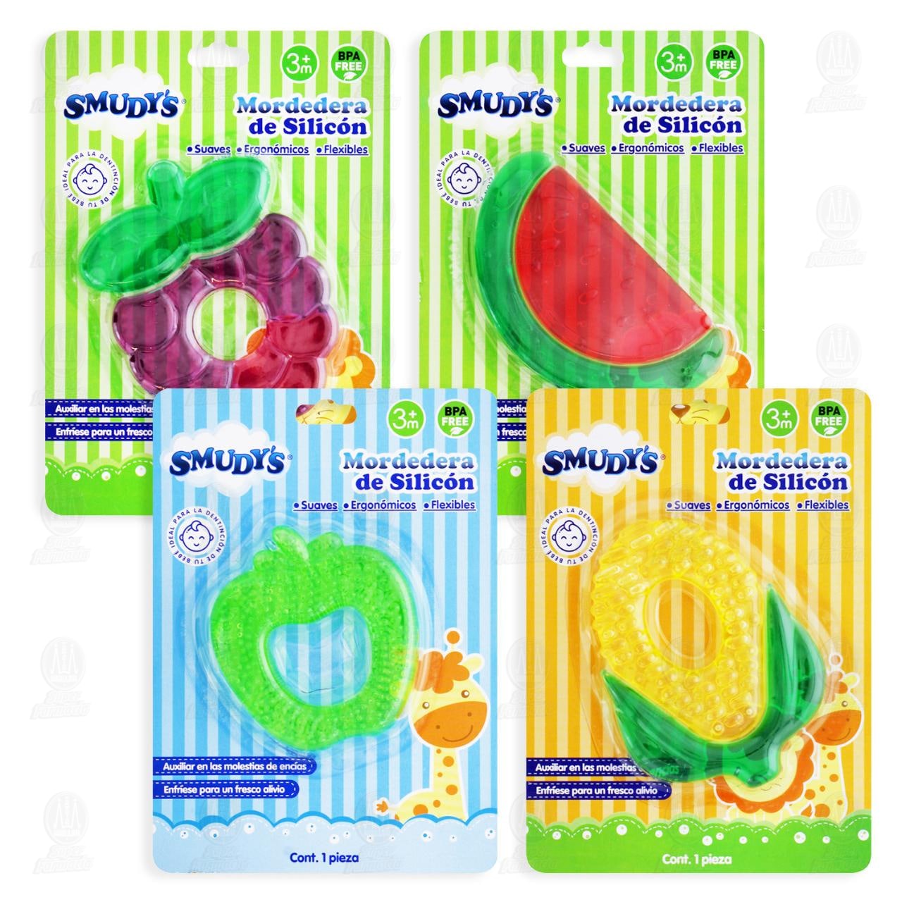 Mordedera de Silic&oacute;n Smudy's Varios Modelos Frutales, 1 pz. image number 2