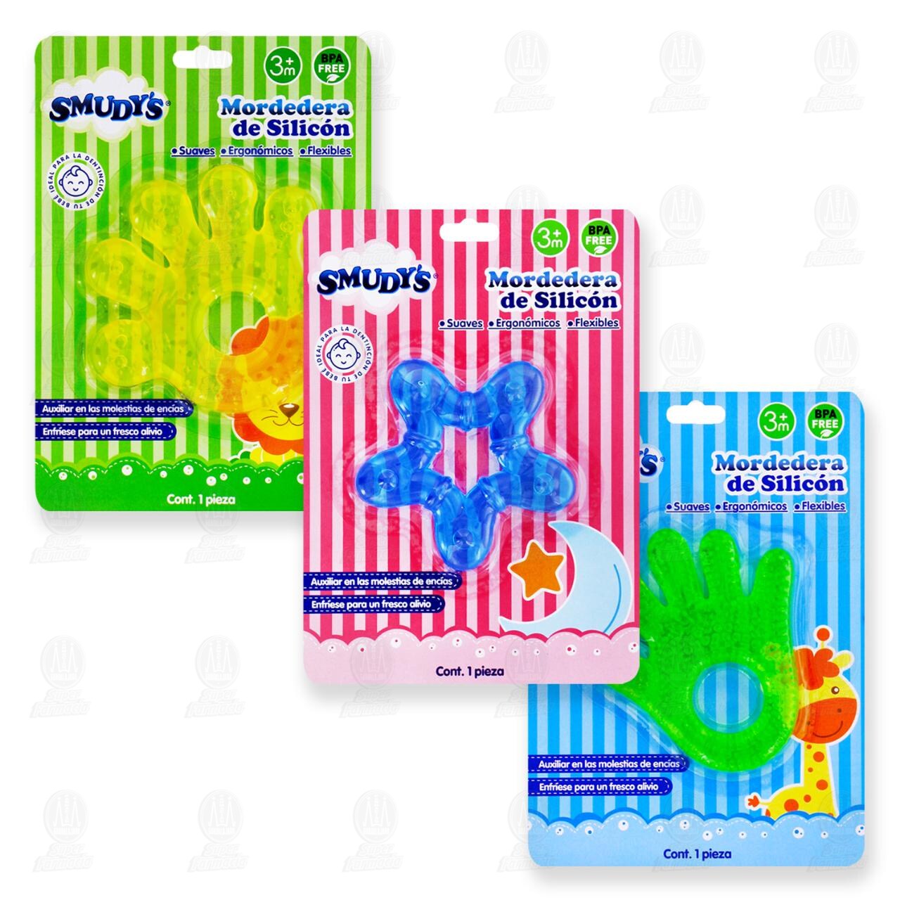 Mordedera de Silic&oacute;n Smudy's Varias Figuras, 1 pz. image number 2