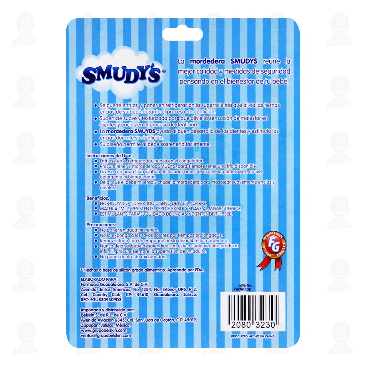 Mordedera de Silic&oacute;n Smudy's Varias Figuras, 1 pz. image number 1