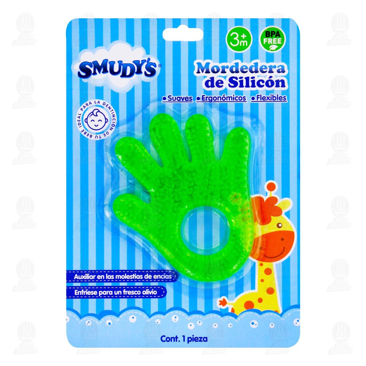 Mordedera de Silic&oacute;n Smudy's Varias Figuras, 1 pz.