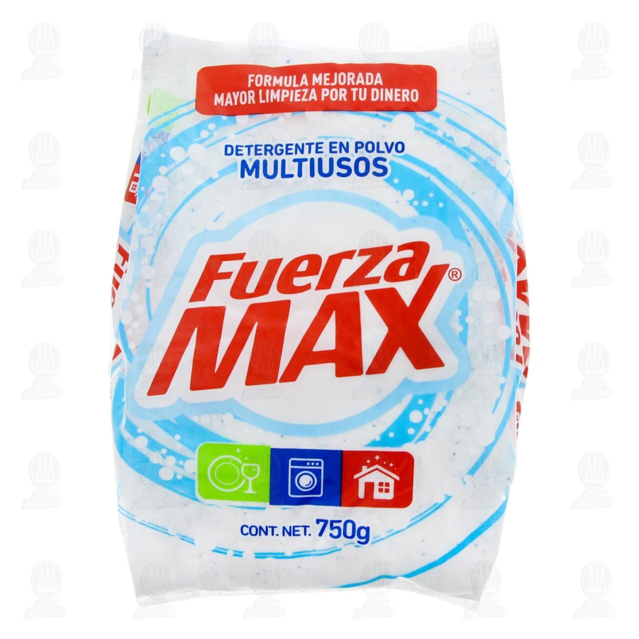 Detergente en Polvo Fuerza Max Multiusos, 750 gr. image number 0