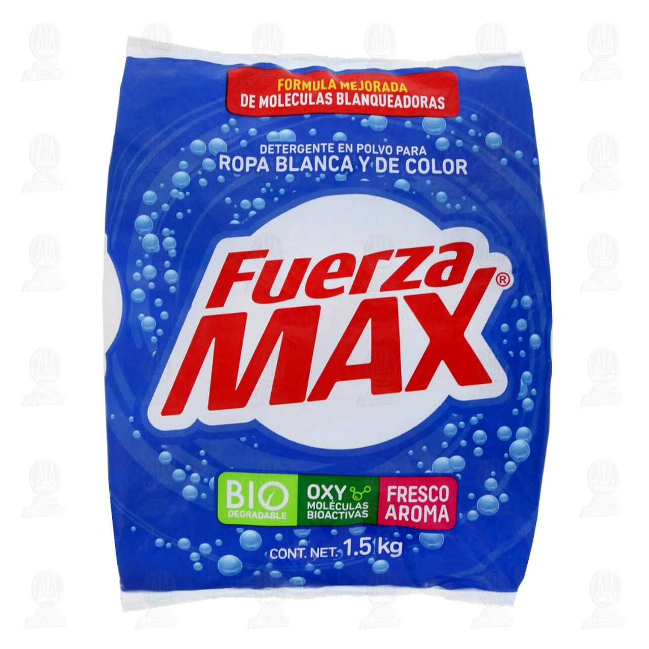 Detergente en Polvo Fuerza Max para Ropa, 1.5 kg. image number 0