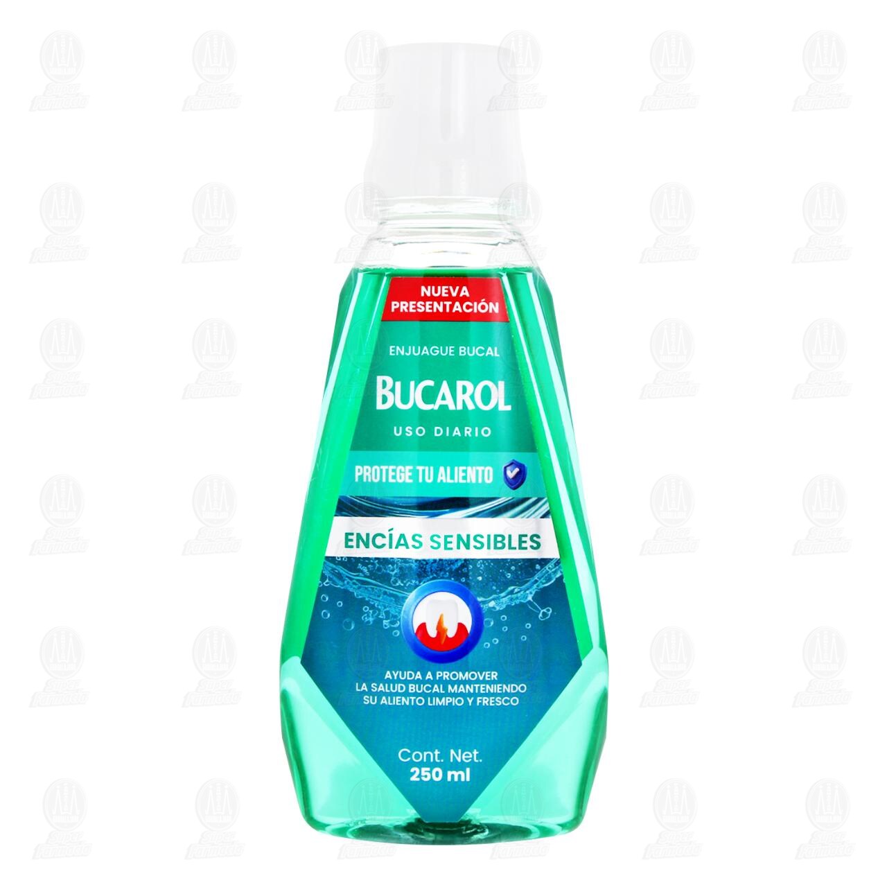 Enjuague Bucal Bucarol Enc&iacute;as Sensibles, 250 ml. image number 1
