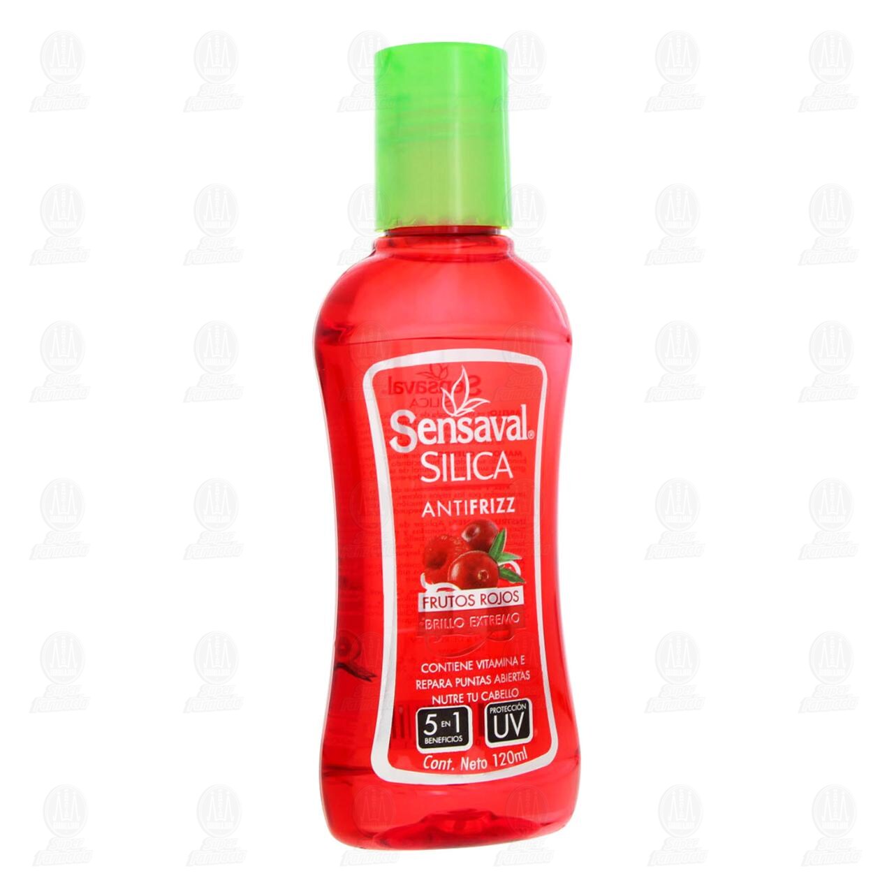 Silica Sensaval Antifrizz Brillo Extremo Frutos Rojos, 120 ml. image number 0