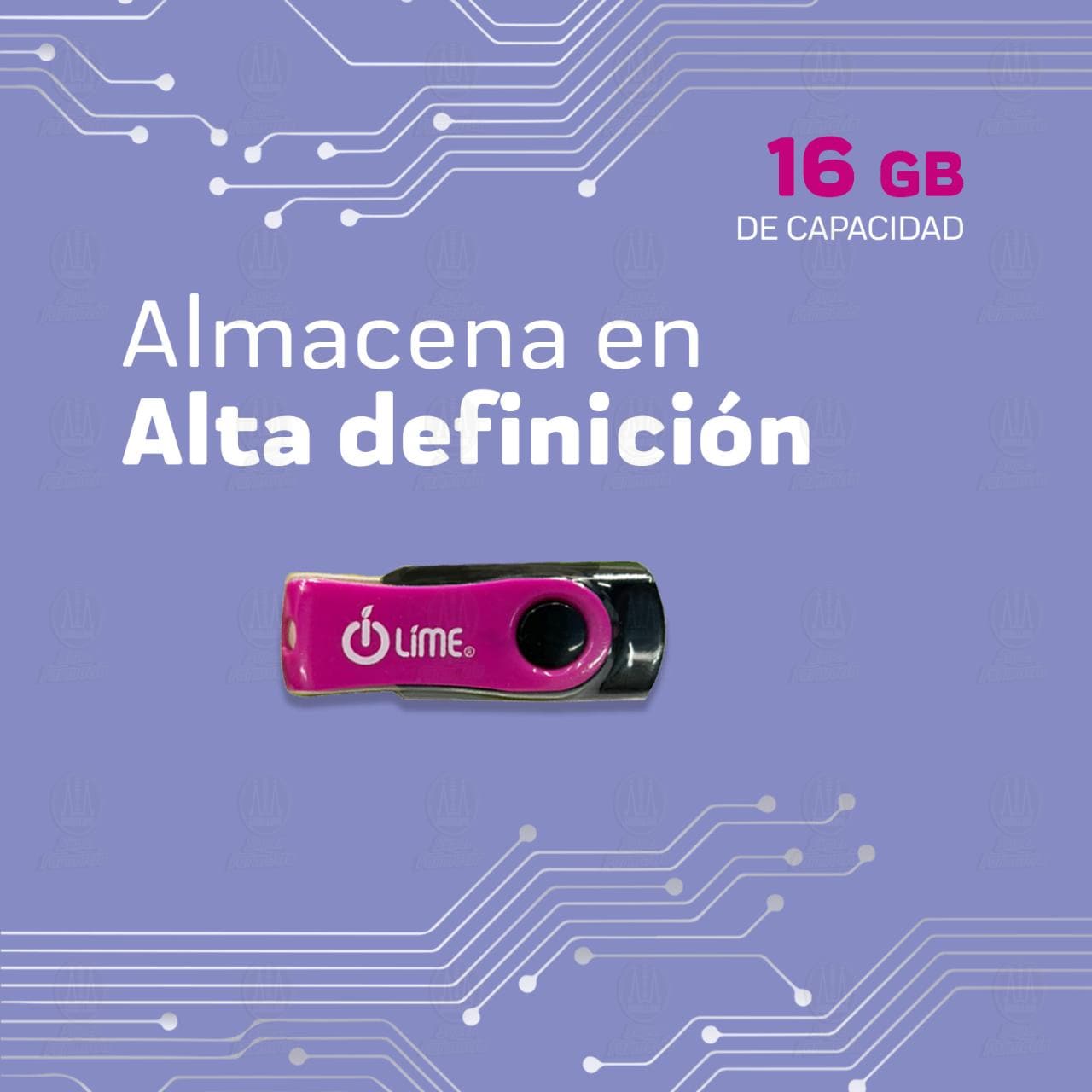 USB Flash Drive Lime 16 GB Versi&oacute;n 2.0, 1 pz. image number 4