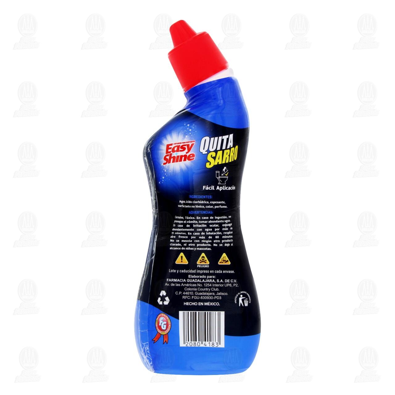 Limpiador para Sanitarios Easy Shine Quita Sarro, 220 ml. image number 2