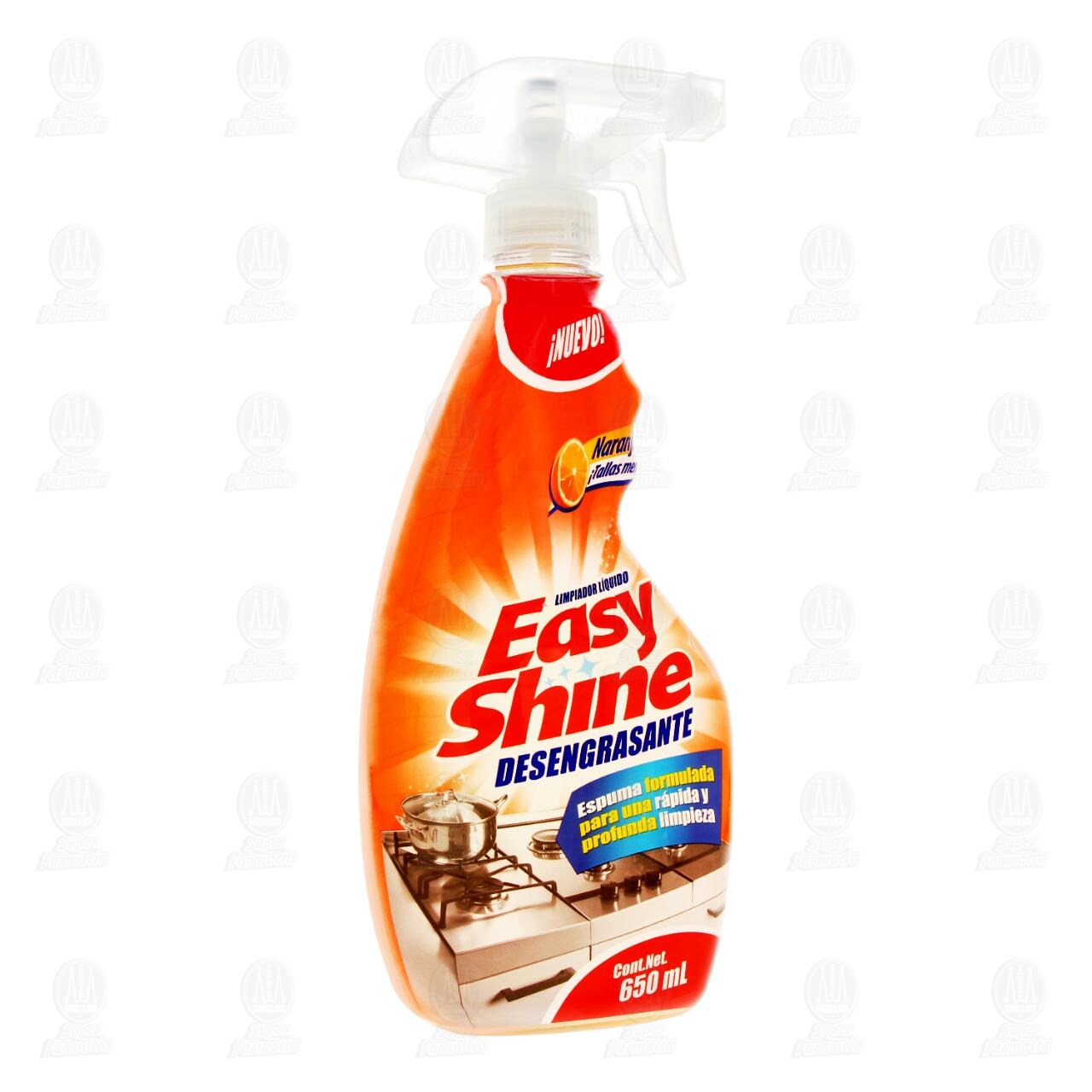 Limpiador Líquido Easy Shine Desengrasante Aroma Naranja, 650 ml. image number 0