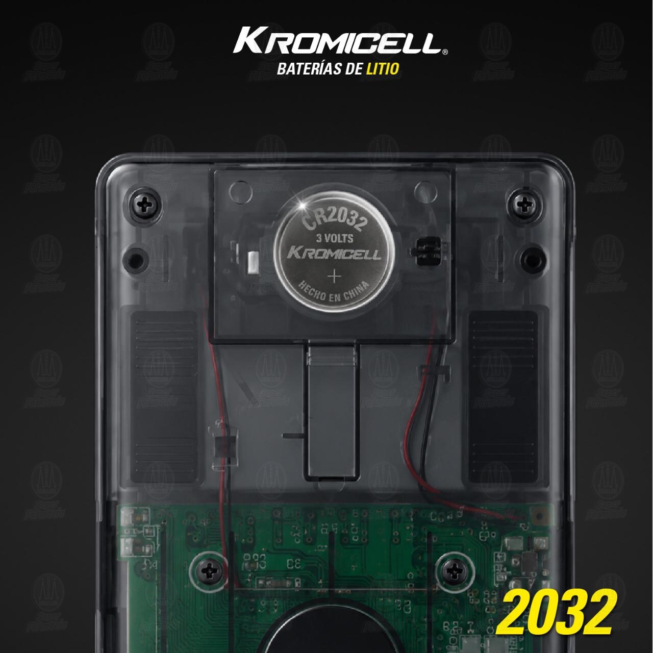 Pilas Kromicell de Litio 2032, 2 pzas. image number 4