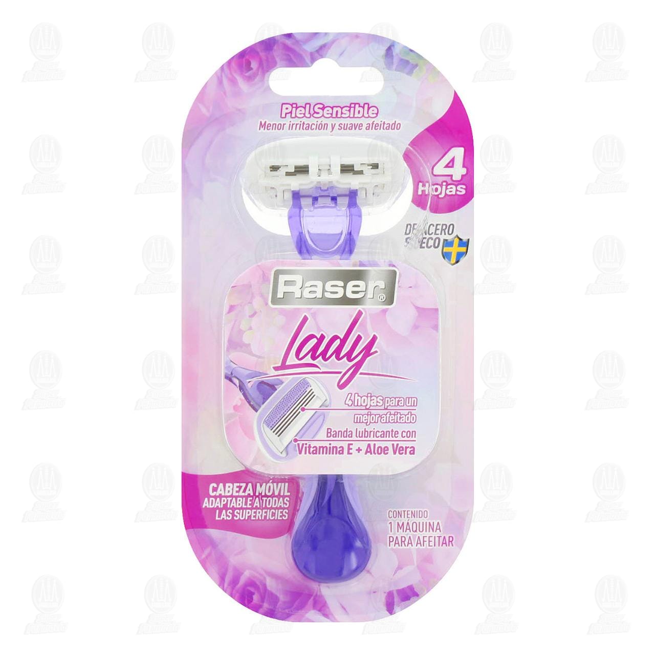Imagen para Máquina para Afeitar Raser Lady Piel Sensible para Dama, 1 pz.