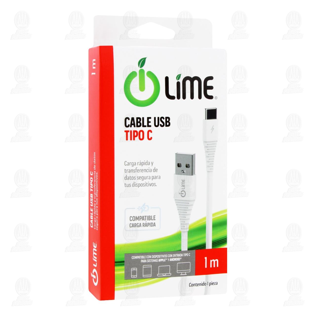 Cable USB Tipo C, 1 pz.