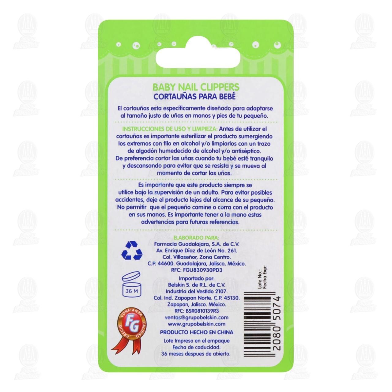Cortauñas Smudy's para Bebés (Edad 0 Meses en Adelante), 2 pzas. image number 1