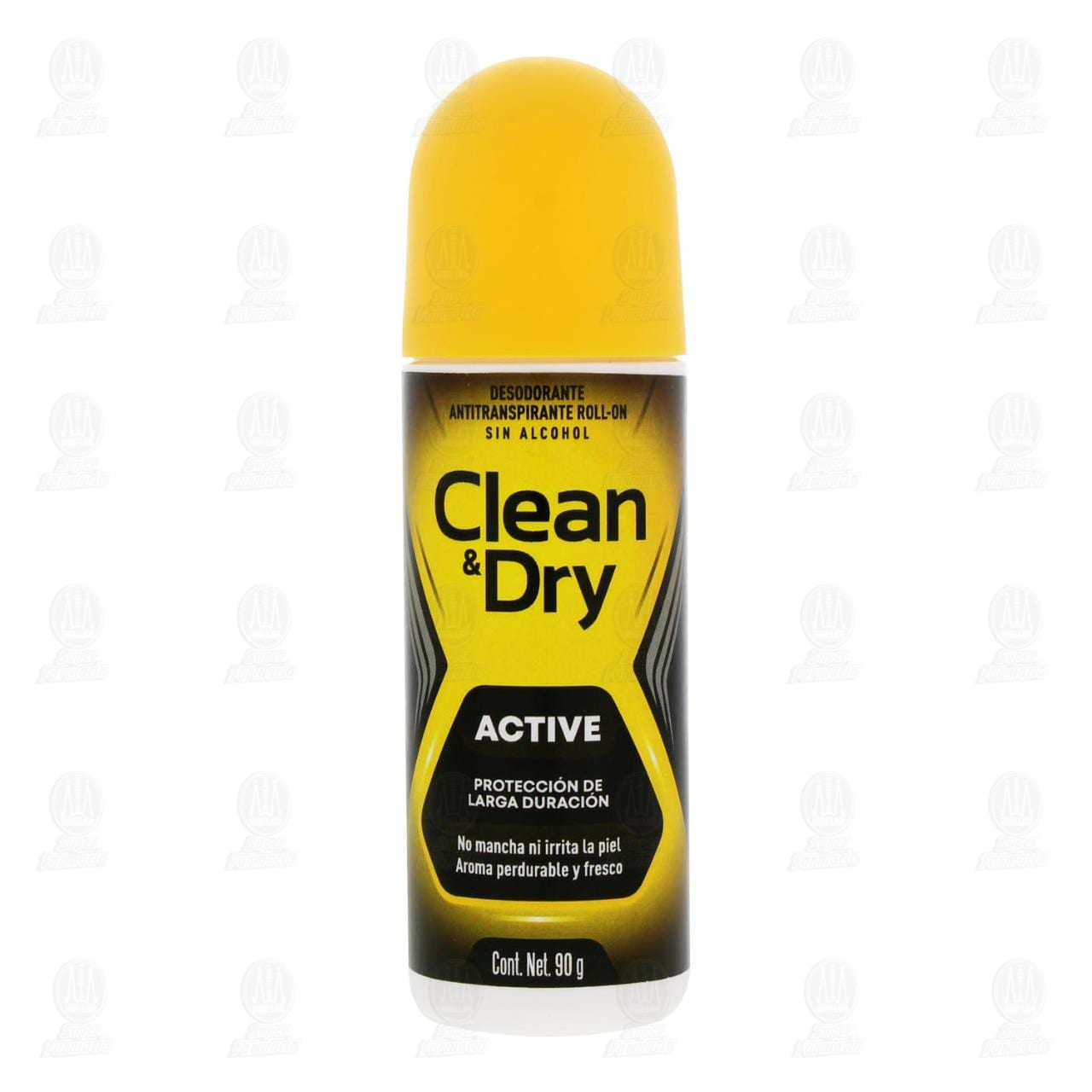 Desodorante Antitranspirante Sin Alcohol Clean & Dry Active en Roll-On, 90 gr. image number 1