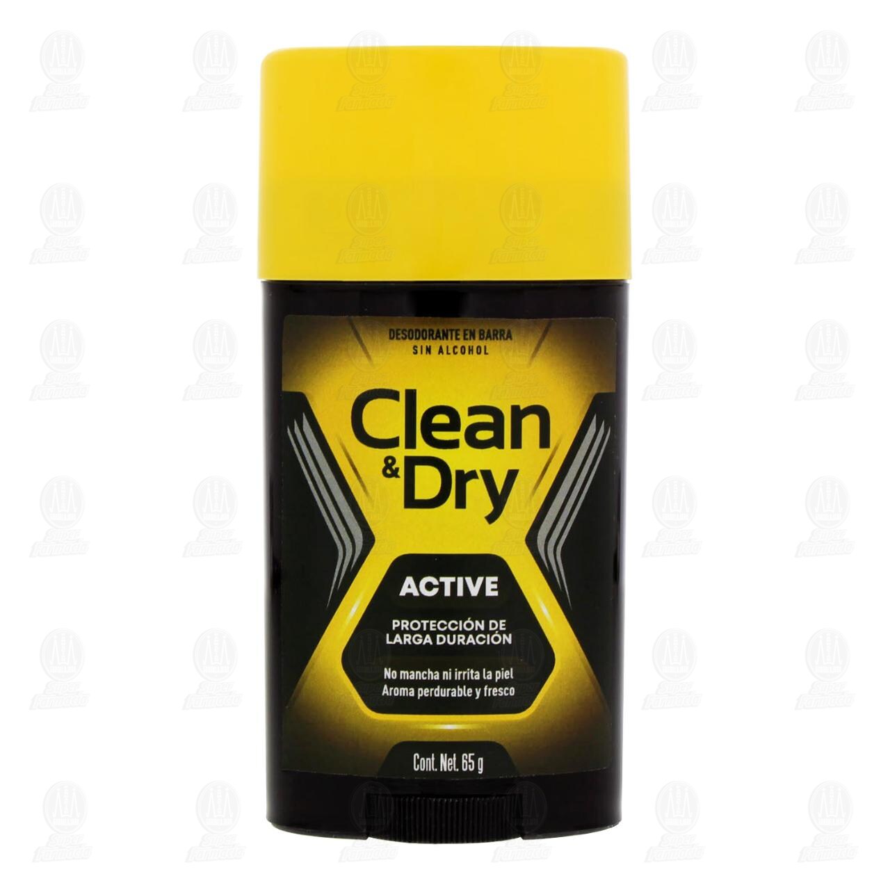 Desodorante en Barra Sin Alcohol Clean & Dry Active, 65 gr. image number 1