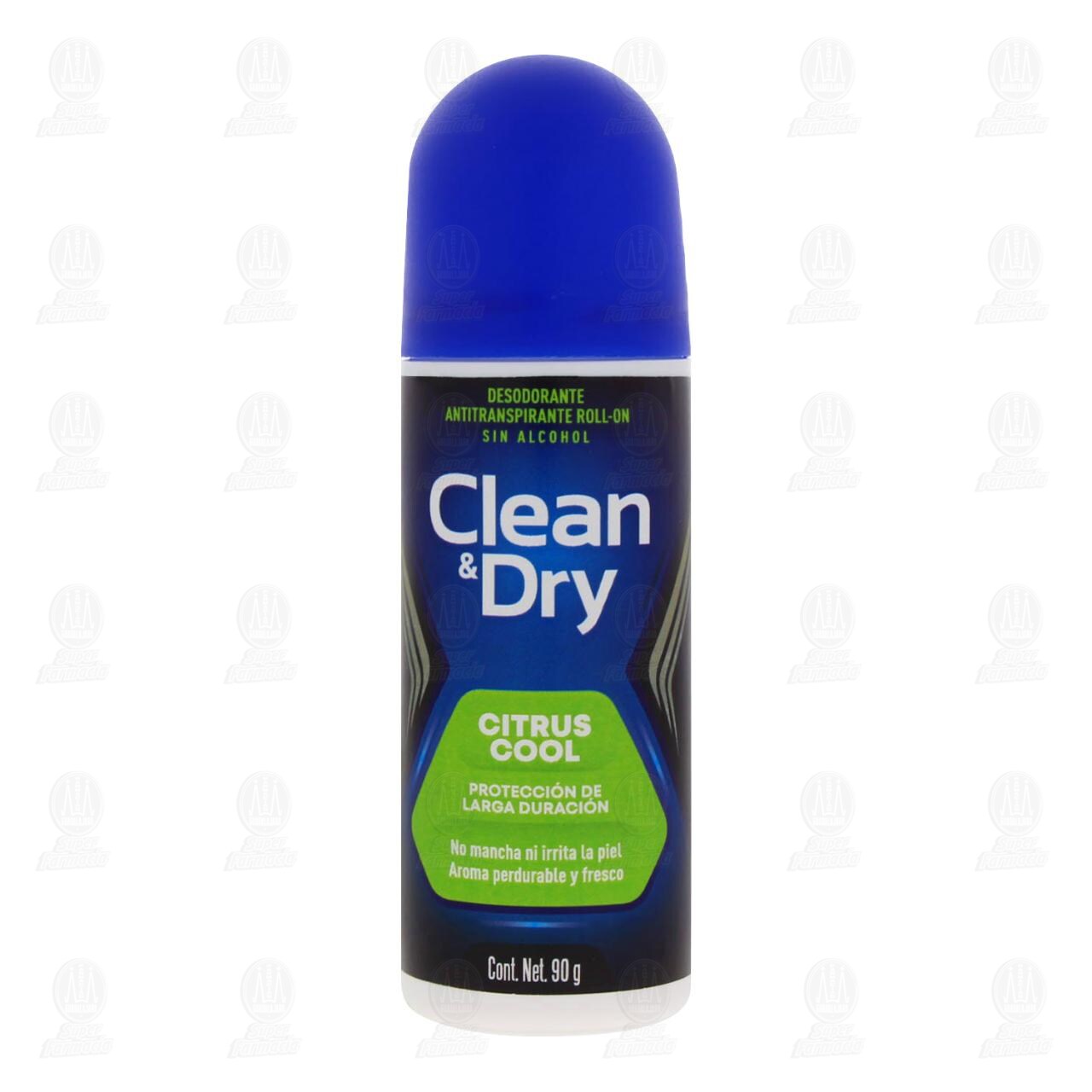 Desodorante Antitranspirante Sin Alcohol Clean & Dry Citrus Cool en Roll-On, 90 gr. image number 1