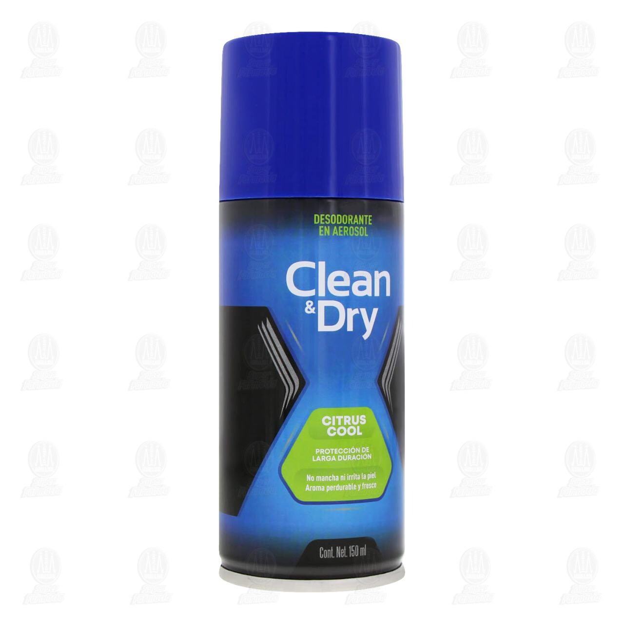 Imagen para Desodorante Clean & Dry Citrus Cool en Aerosol, 150 ml.