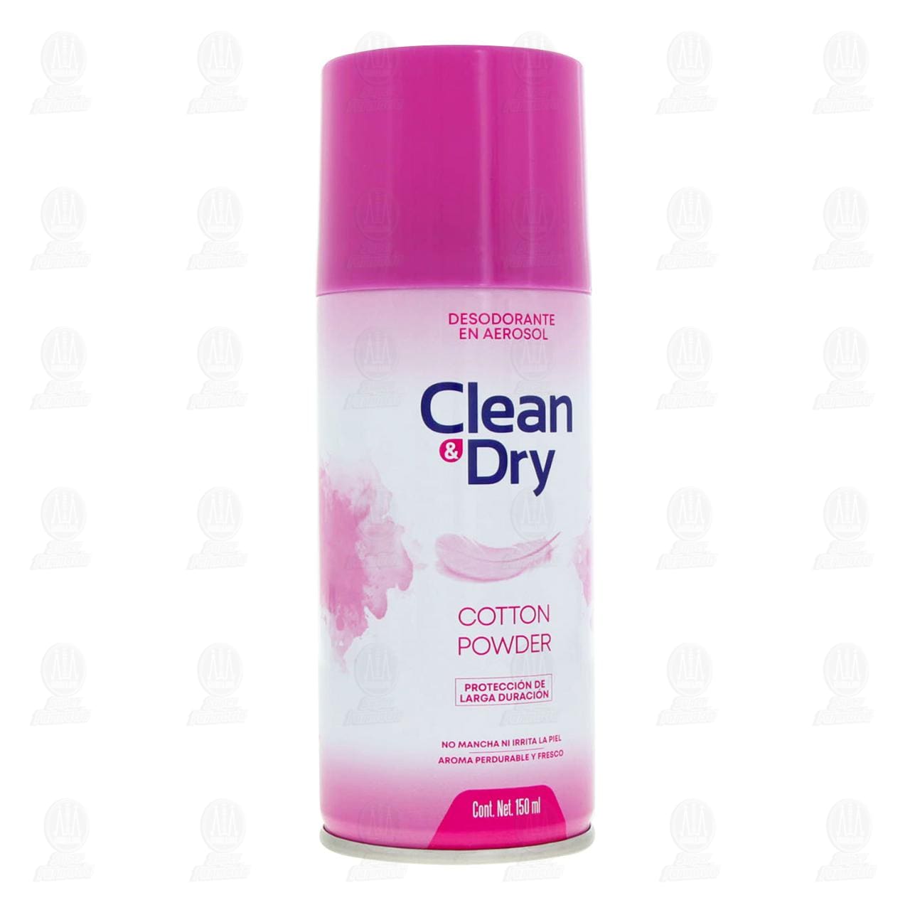 Imagen para Desodorante Clean & Dry Cotton Powder en Aerosol, 150 ml.