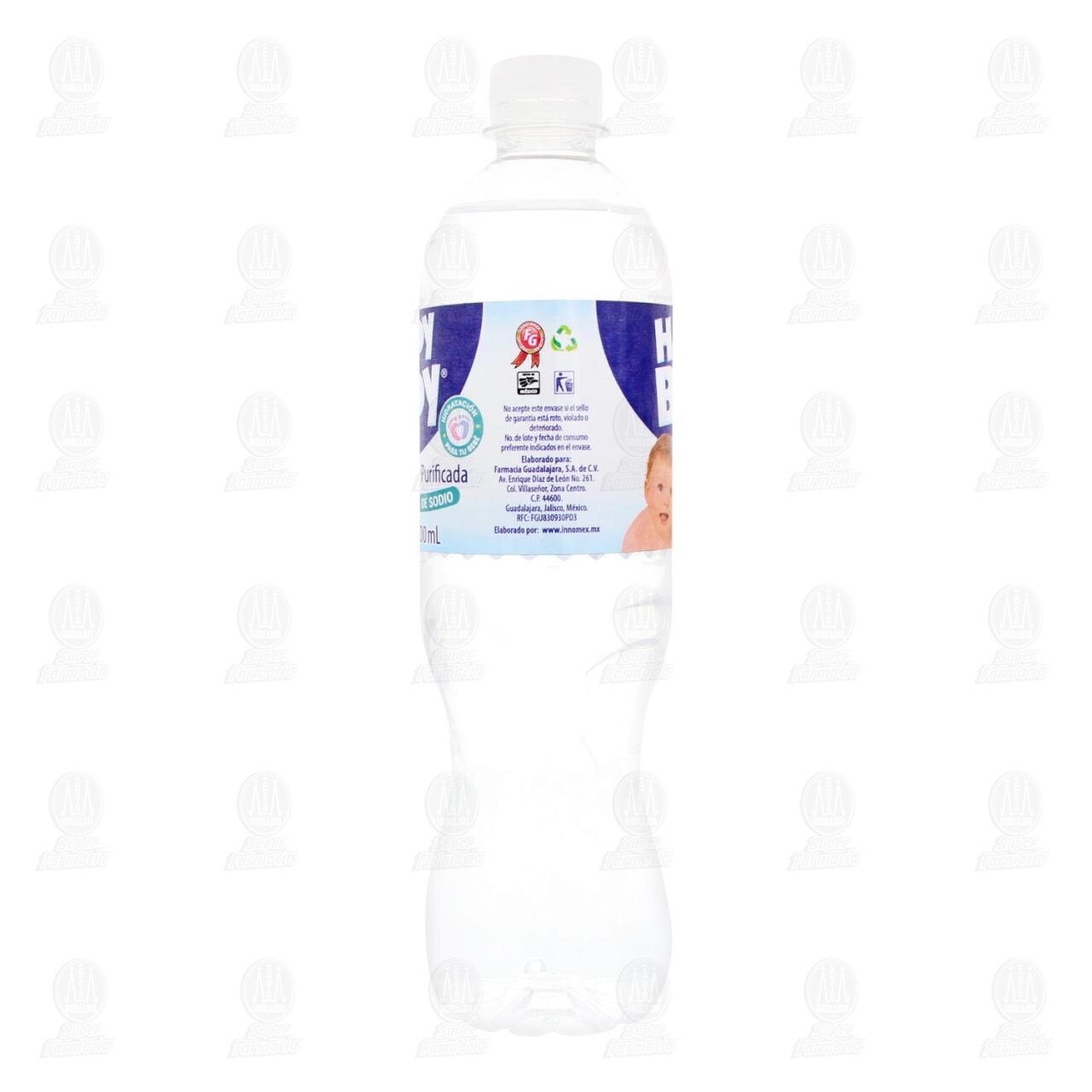 Agua Purificada Happy Baby, 600 ml. image number 2