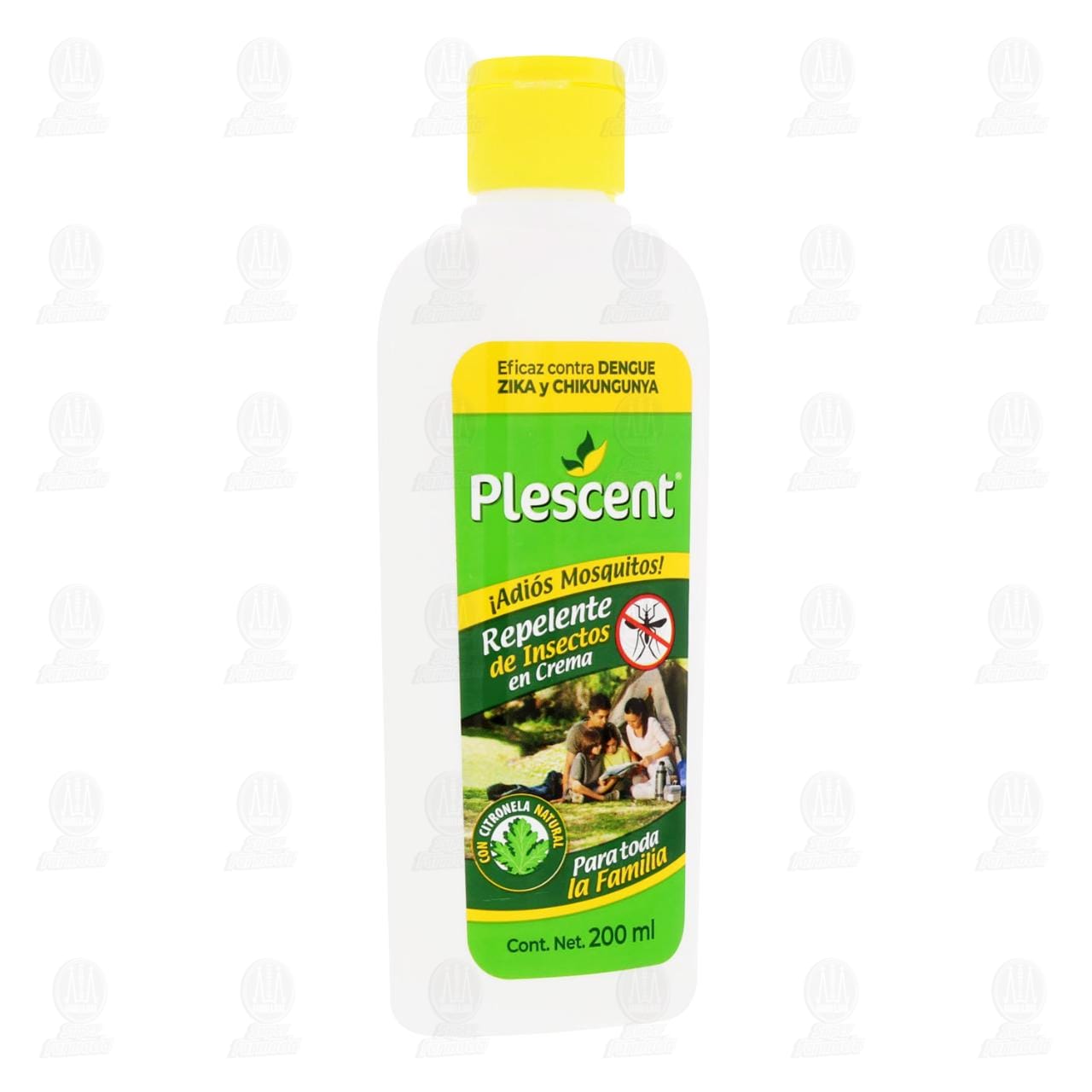 Repelente de Insectos Plescent en Crema para Toda la Familia, 200 ml.