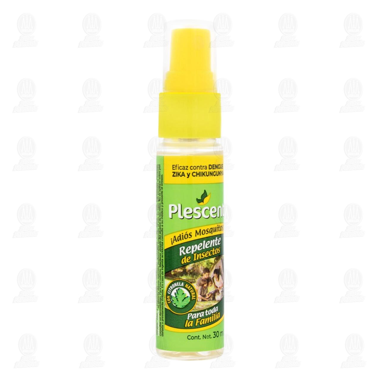 Repelente de Insectos Plescent para Toda la Familia, 30 ml.