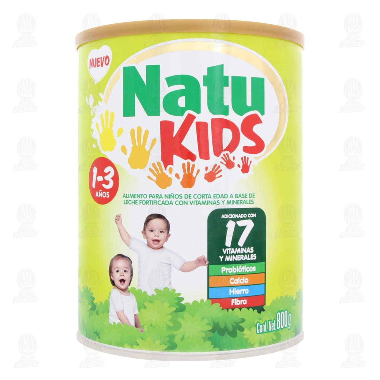 F&oacute;rmula Infantil Natu Kids en Polvo (Edad 1-3 A&ntilde;os), 800 gr. image number 1