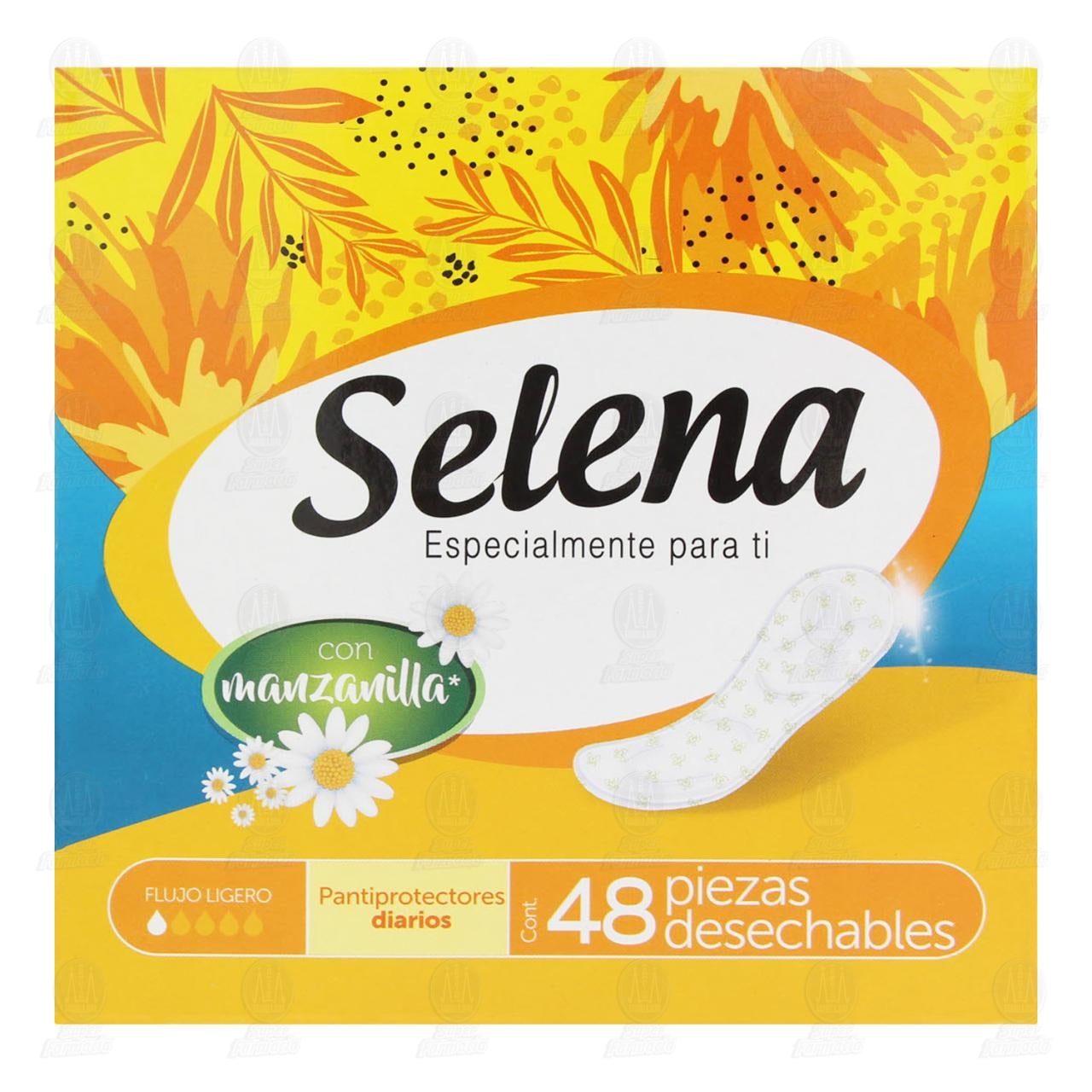 Pantiprotectores Selena Diarios con Manzanilla, 48 pzas. image number 1
