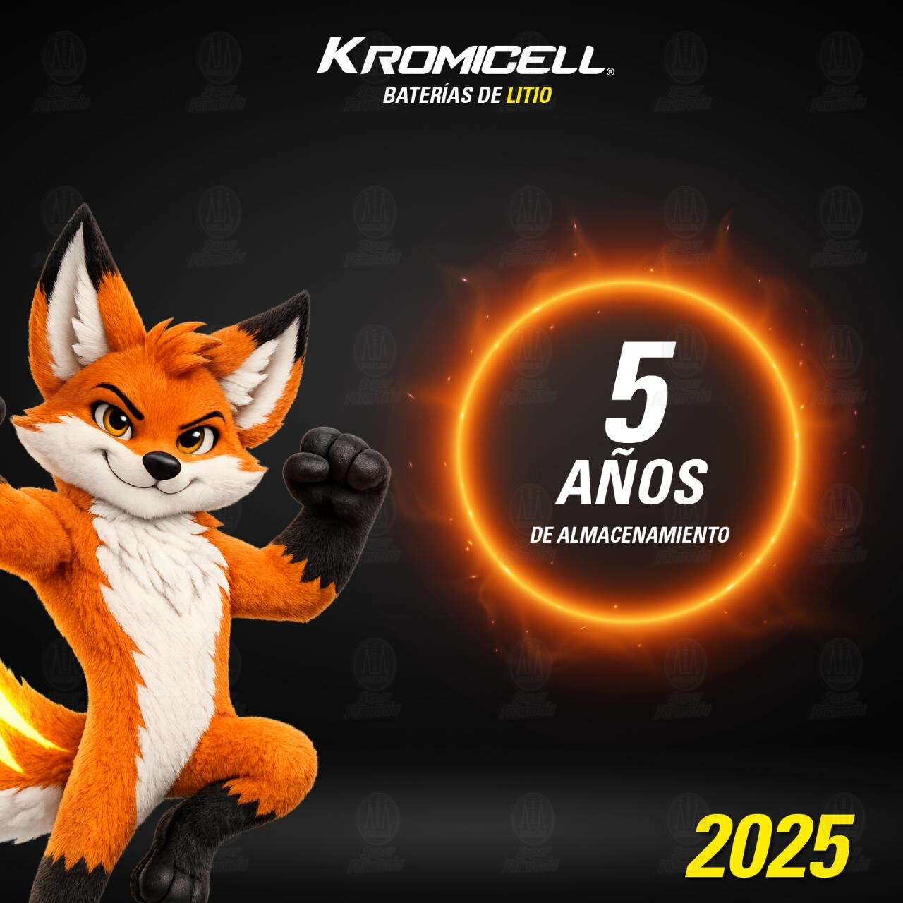 Pila Kromicell de Litio 2025, 2 pzas. image number 3