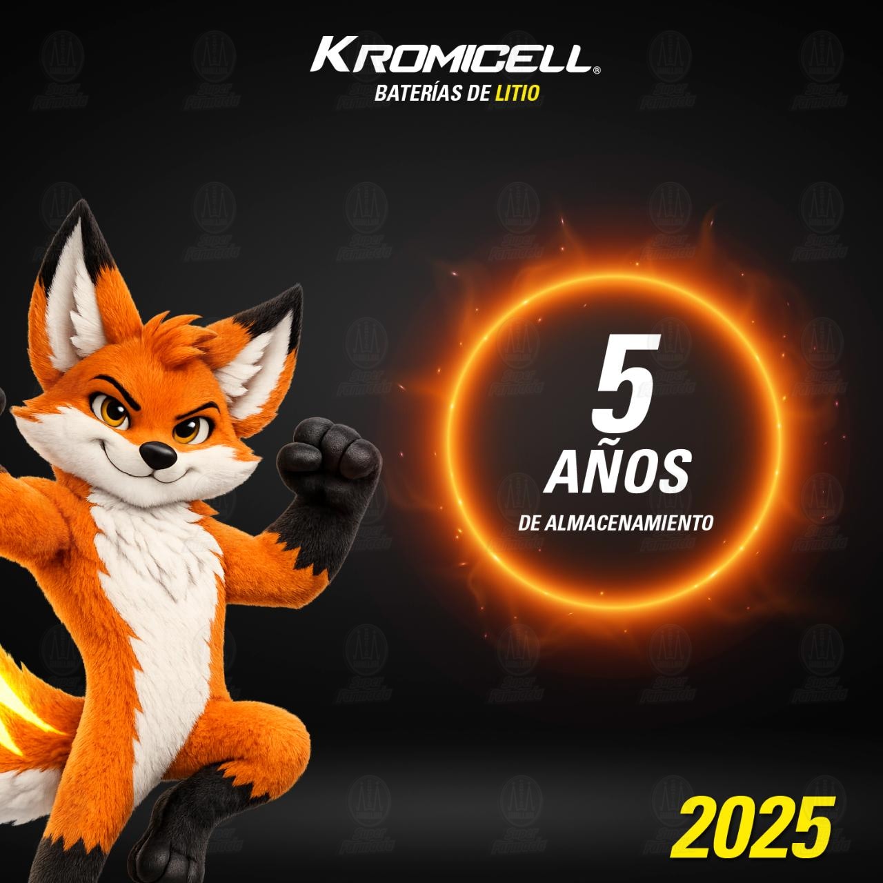 Pila Kromicell de Litio 2025, 2 pzas. image number 3
