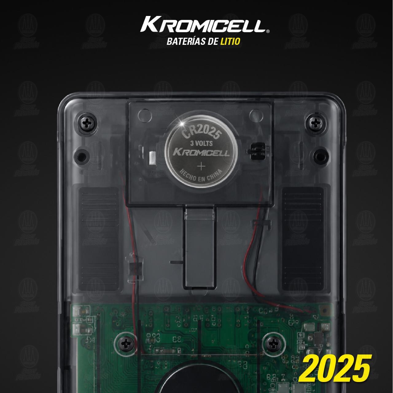 Pila Kromicell de Litio 2025, 2 pzas. image number 4