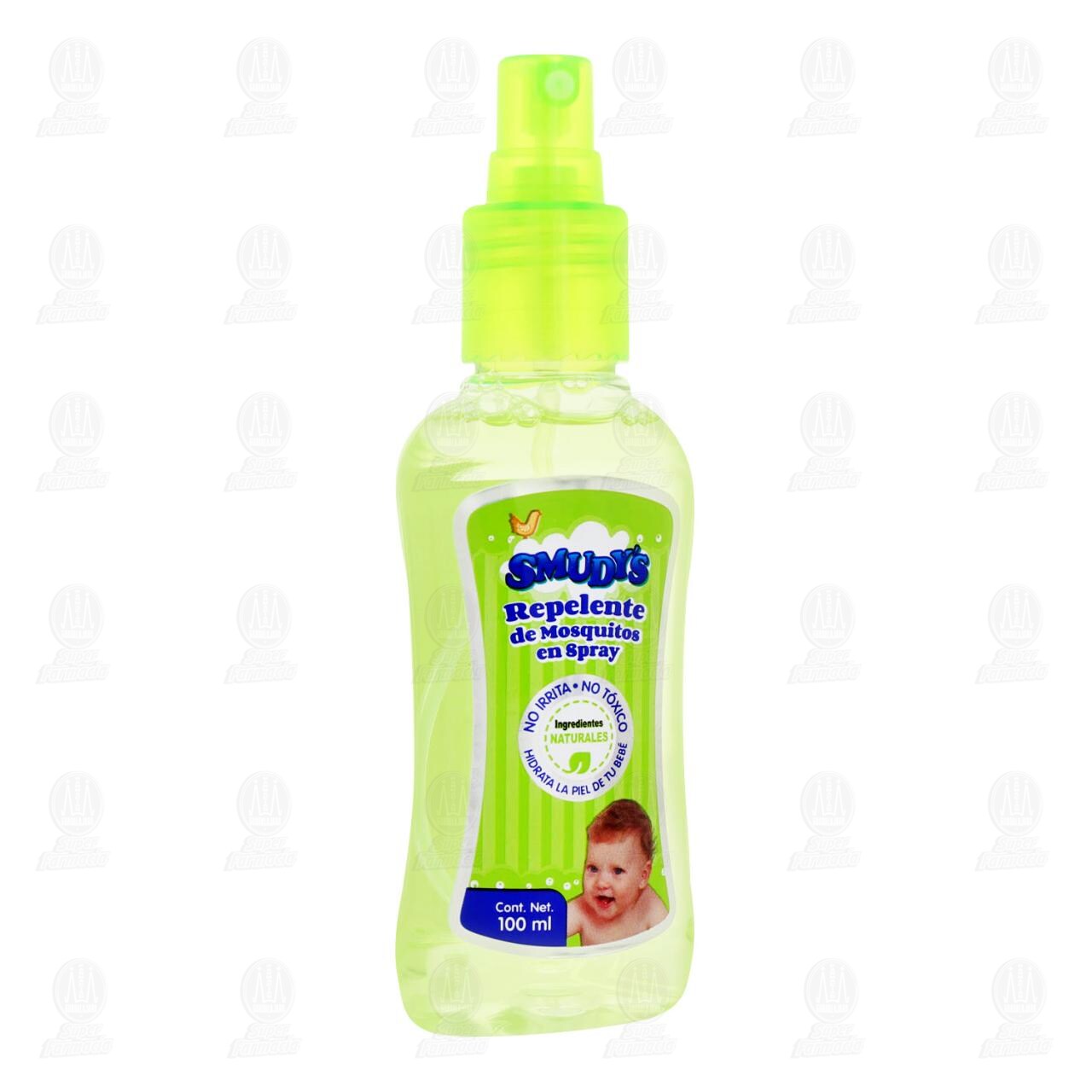 Repelente de Mosquitos Smudy's en Spray, 100 ml.