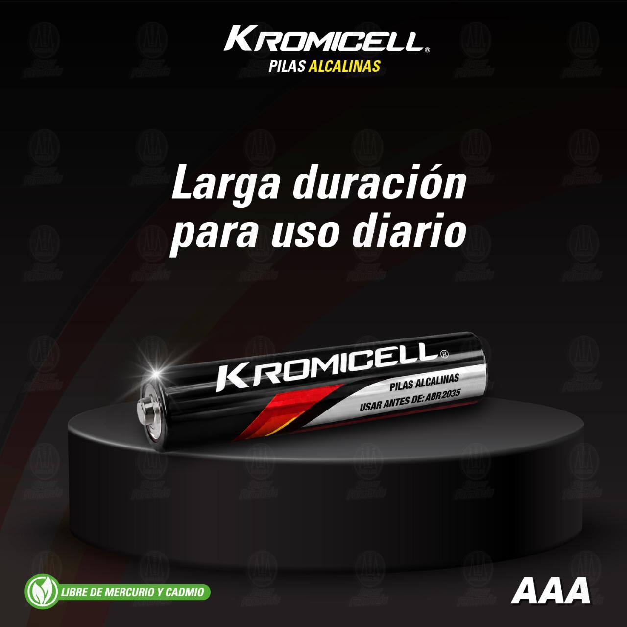 Pilas Kromicell Alcalinas AAA, 7 pzas. image number 2