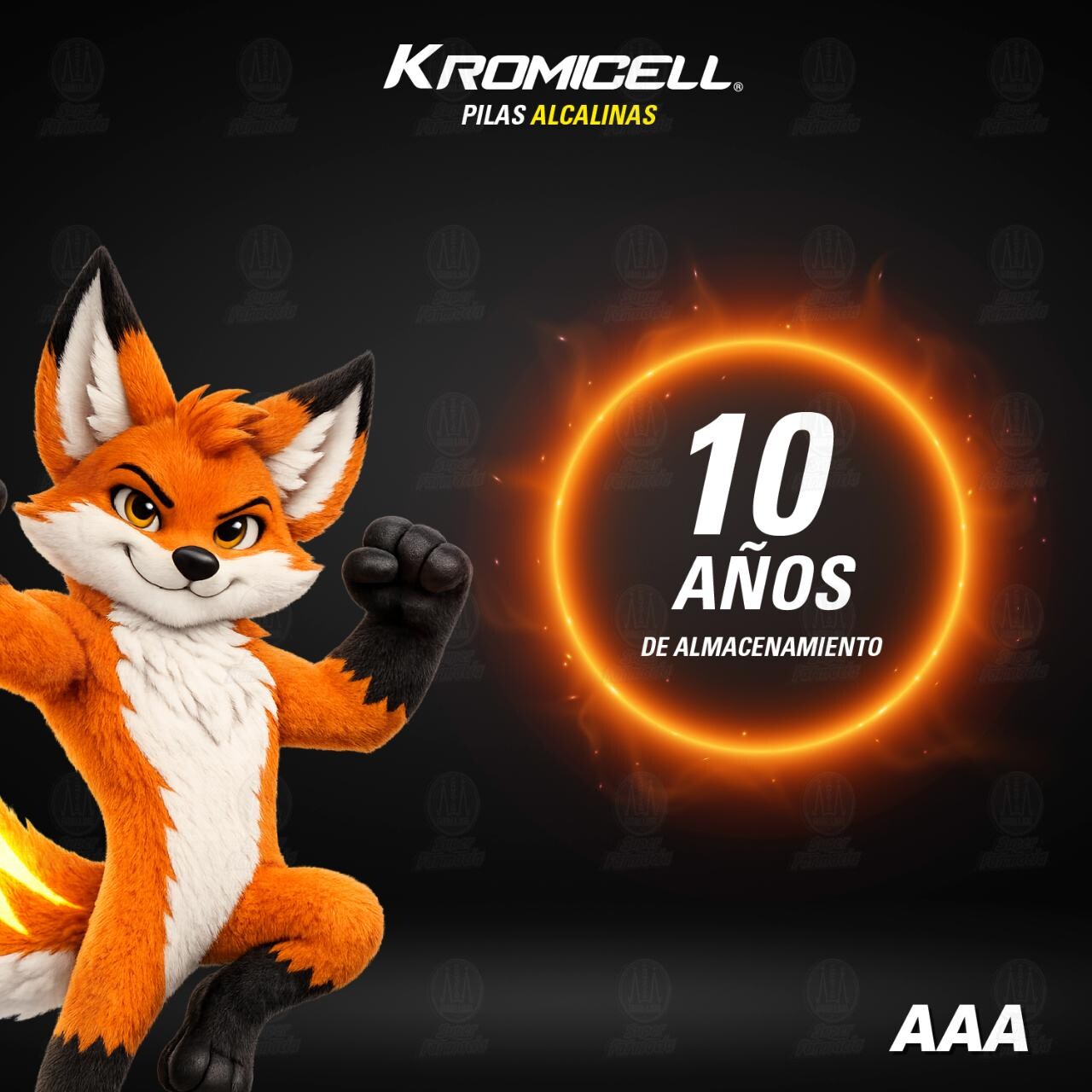 Pilas Kromicell Alcalinas AAA, 7 pzas. image number 3