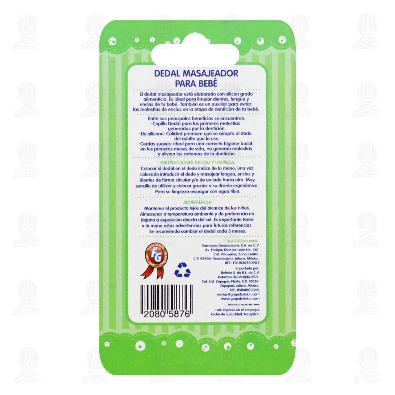 Dedal Masajeador Smudy's para Bebé, 1 pz. image number 1